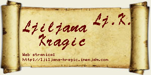 Ljiljana Kragić vizit kartica